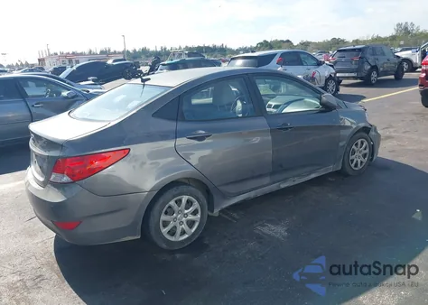 2014 Hyundai Accent Gls z USA, uszkodzony, nr VIN KMHCT4AE7EU635170
